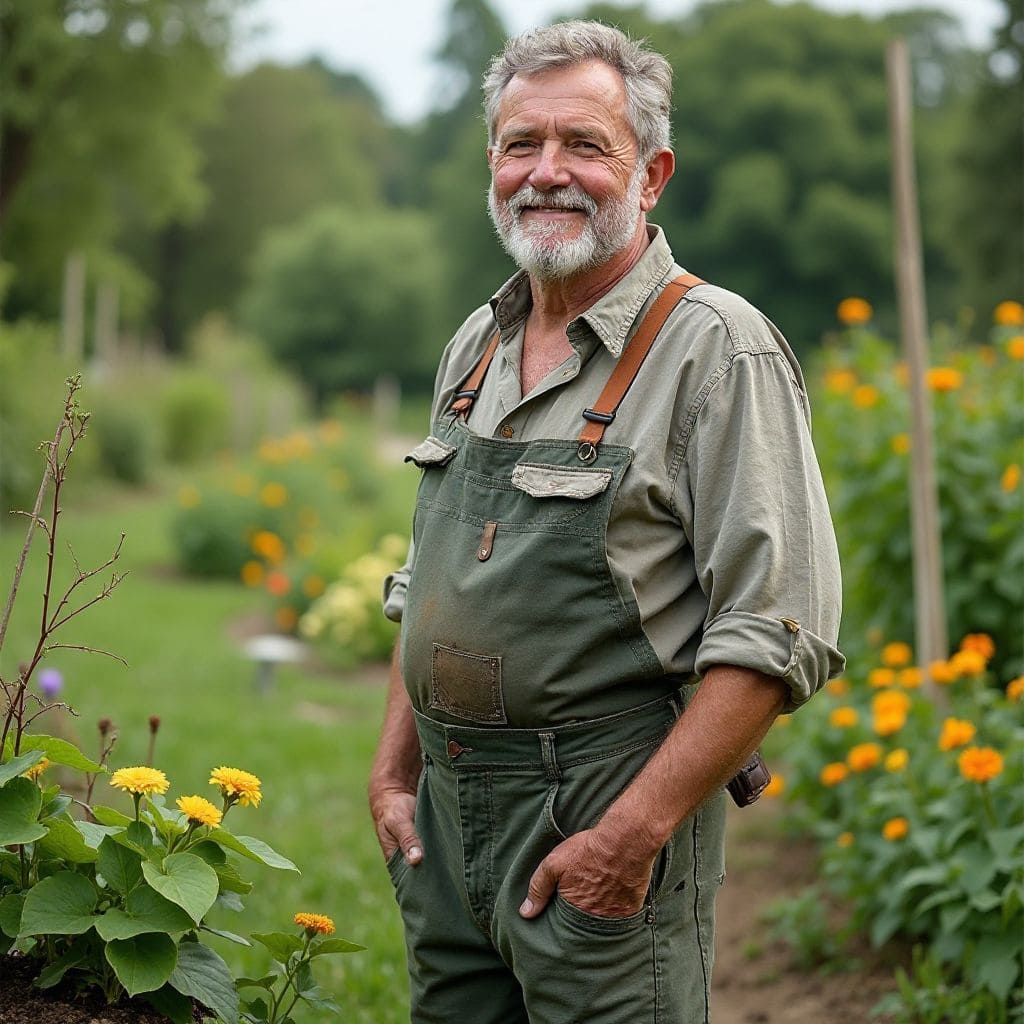 Local farmer who implemented permaculture techniques